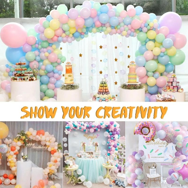 Flexible Balloon Column Holder Lightweight and Durable Balloon Arch Kits Support Stand with Base for Birthday Wedding