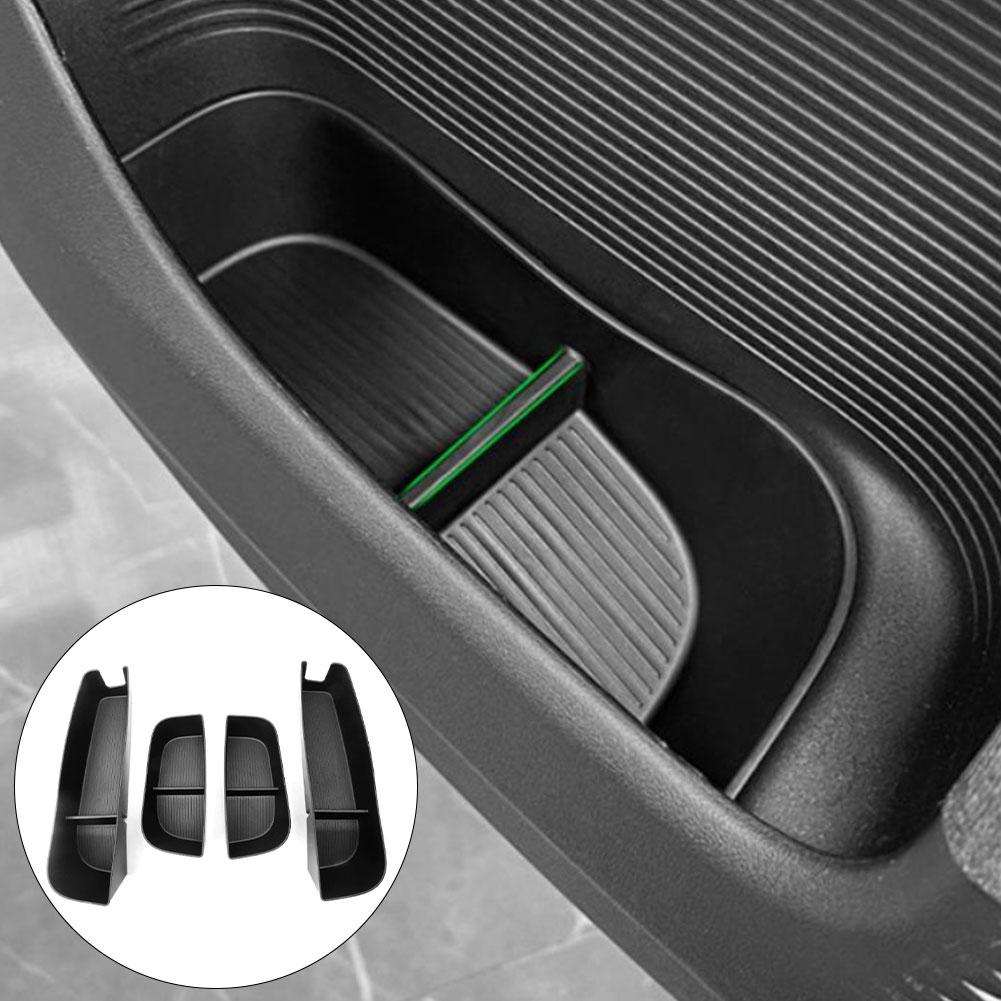 4PCS Door Side Storage Box Front Rear Door Handle Armrest Tray Organizer For XPENG For G6 For G7 2025-2025 TPE
