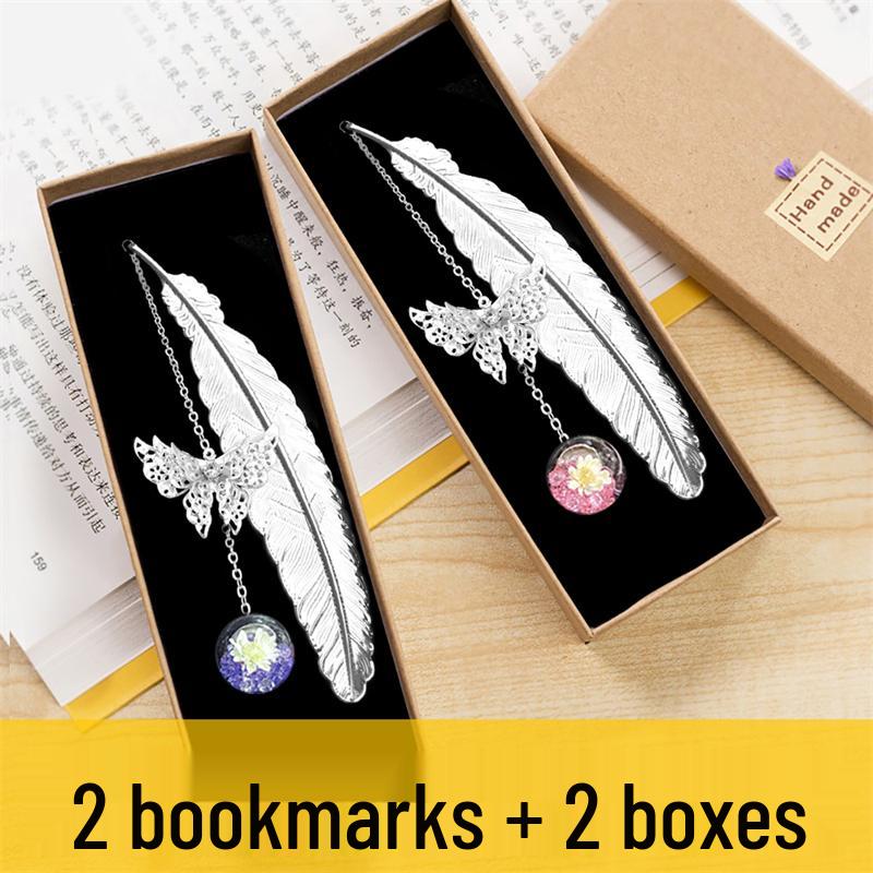 Elegant Metal Panda Bookmark Gift Box - Chinese Style for Teacher's Day, Graduation & Birthdays