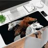 Horse Art Xl Gaming Mouse Pad Nonslip Rubber Base Stitched Edge Waterproof Desk Mat For Pc Laptop Gamer Office Computer Accessories C927372