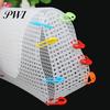 Embroidery Mesh Sheet 3Pcs/Set DIY Convenient Plastic Bag Knitting Crafting Purse for Home