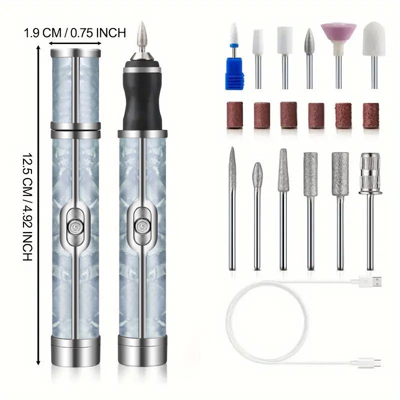 Portable Electric Nail Grinding and Polishing Machine for Manicure and Dead Skin Removal