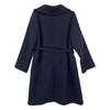 J&MDavidson Navy R183-094-WOCT Wool Cotton Long Coat coat 6 NavyUsed