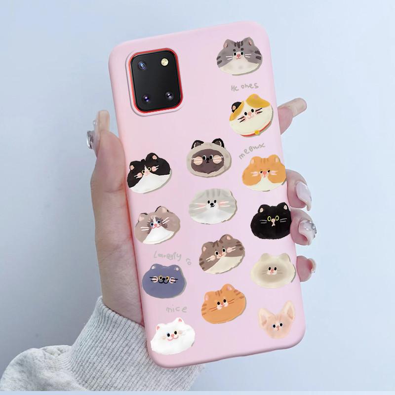 For Samsung Galaxy Note 10 Lite Case N770F Soft TPU Silicone Cover Cute Astronaut Panda Phone Case GalaxyNote 10Lite Coque Funda