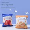 Crinkle Paper Dog Toy Chew Toy Realistic Chip Design Interactive Self-Play Toy for Teething, Boredom Relief, Small and Large Dogs