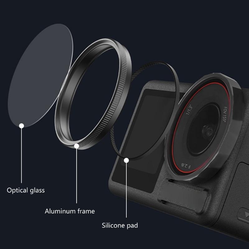 CPL/ND8/ND16/ND32/ND64 Filter Optical Glass Clear Imaging for Action 3/4/5 Accessories Waterproof Dirt-Resistant