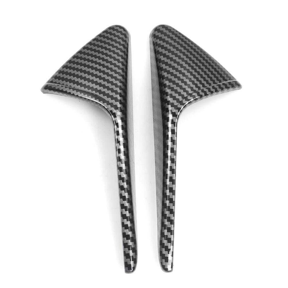 Side Camera Protection Cover For Tesla Model 3/Y/X/S Carbon Fiber Fender Trim Cover Car Modification Accessories Tesla 2017-2025