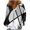 Womens Zip Up Sweaters Sweatshirts Long Sleeve Oversized Jackets Soft Casual Loose Tunic Tops