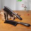 Heart-Shaped Cloisonné Copper and Zitan Wood Comb with Mortise and Tenon Jointing – Handmade for Smooth Hair
