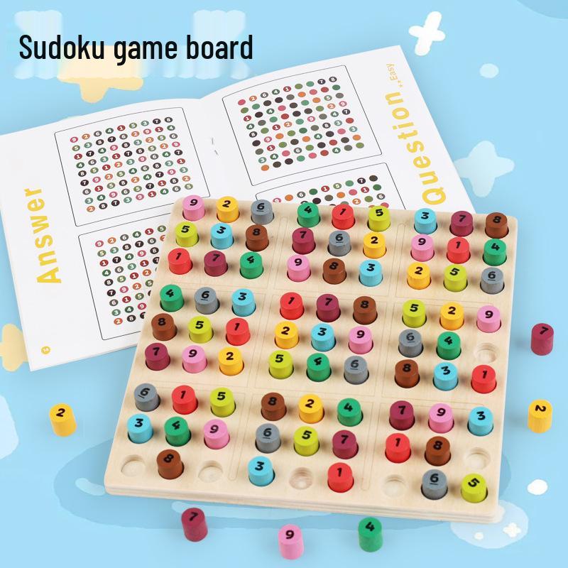 Sudoku Puzzle Board: Logic & Brain Development Toy for Kids' Early Education