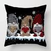 Christmas Series Pillowcases Sofas Cushion Covers  Home Decor Can Be Customized for Holiday Celebrations    ,(6)
