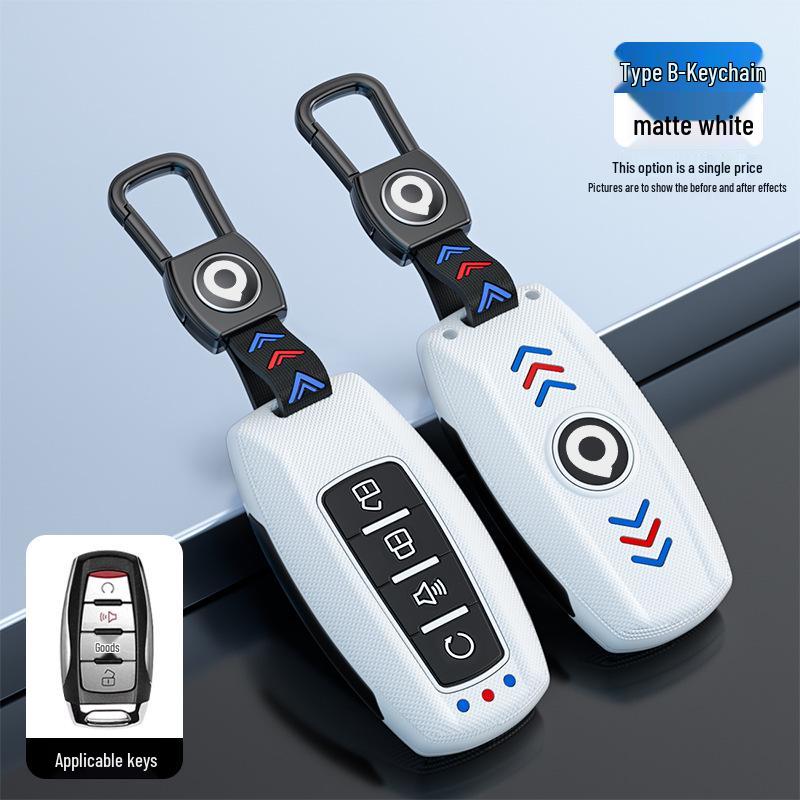 19-21 New Great Wall Cannon Key Fob Cover: Premium Metal Shell, Fits 2.0T Pickup, Personalized Design