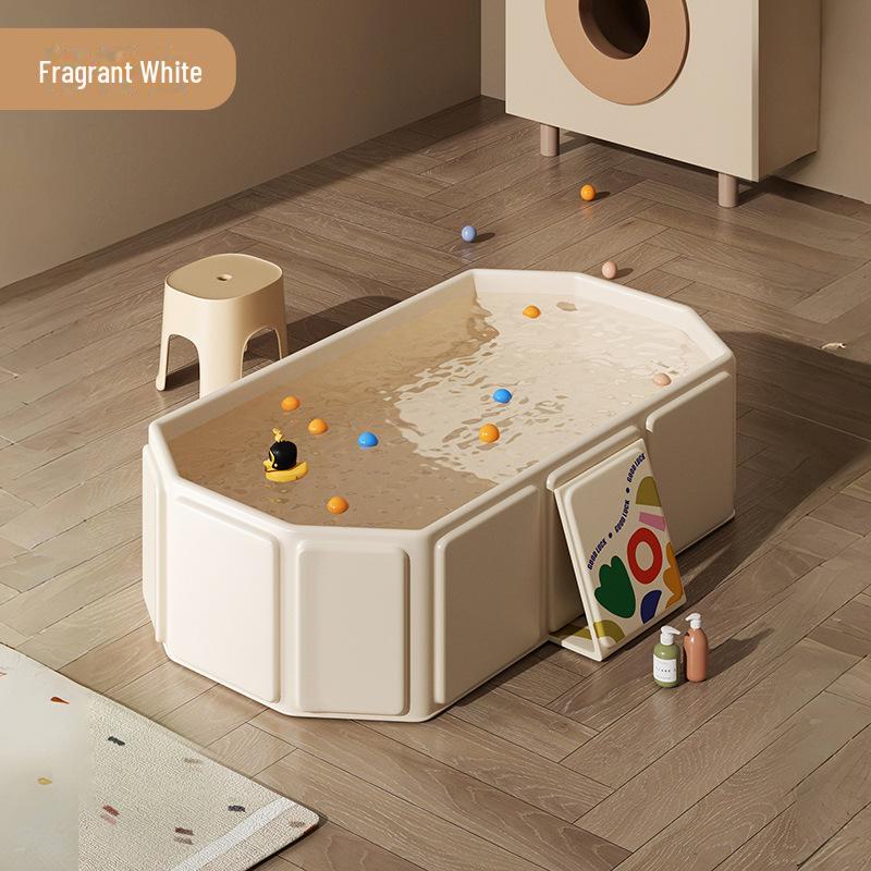 Jiashu Foldable Indoor Baby Bathtub - Thickened, Enlarged & Lengthened for Children