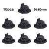 10Pcs Deck Support Base Height Adjustable Plastic Deck Lift Support Base 18-30mm 30-60mm Decking Pedestal Riser Bearing Support