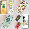 Summer Pineapple Cell Phone Case for Samsung Galaxy S26 Ultra S25 S24 S23 S22 S21 S20 Note10 Cover