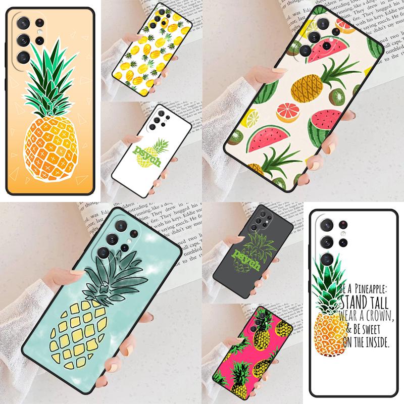 Summer pineapple Cell Phone Case for Samsung Galaxy S26 Ultra S25 S24 S23 S22 S21 S20 Note10 Cover