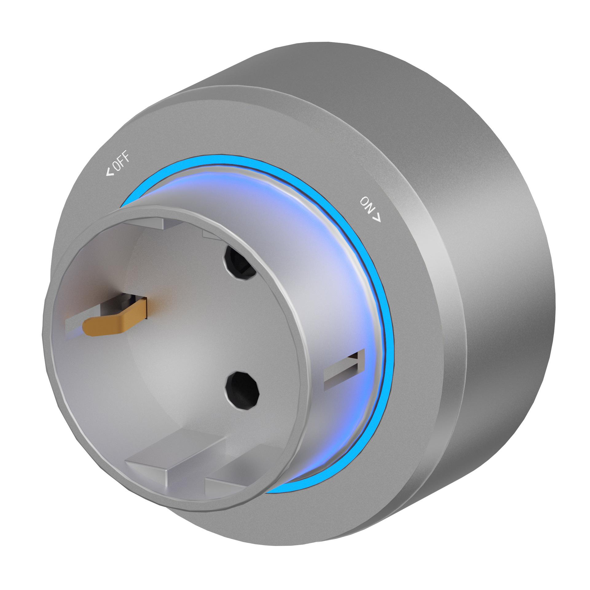 

Знімна розетка Power Track Rail UK/EU/UN/US/Universal US/USB Type-C Настінна/вбудована розетка Розетка для кухні та ванної кімнати EU-Socket сірий