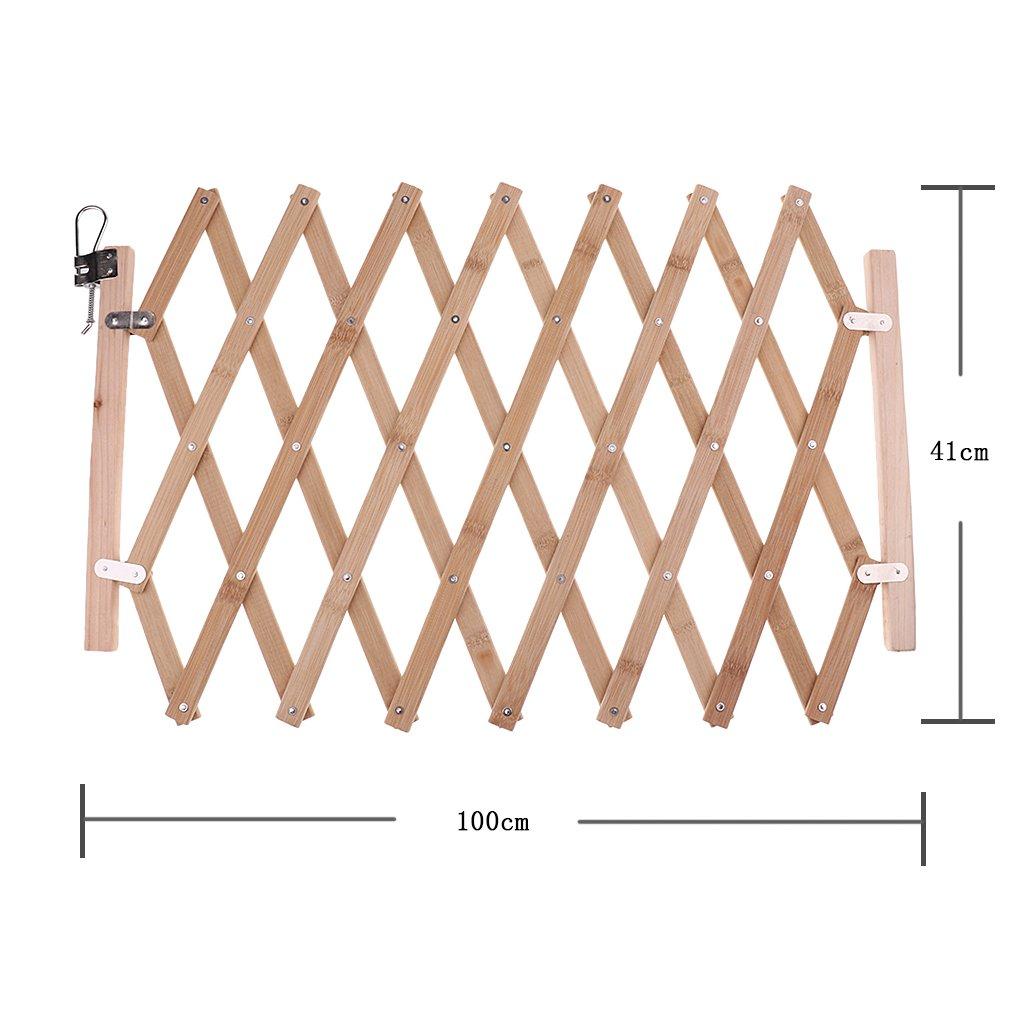 Folding Fence Pet Isolation Gate Expanding Fence Outdoor Indoor, 41x100cm/16.14x39.37inch