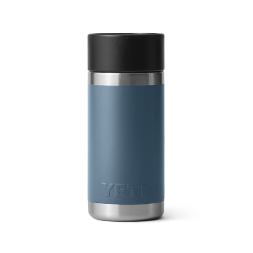 YETI Rambler 12oz Stainless Steel Vacuum Insulated Bottle with Hot Shot Cap, Nordic Blue