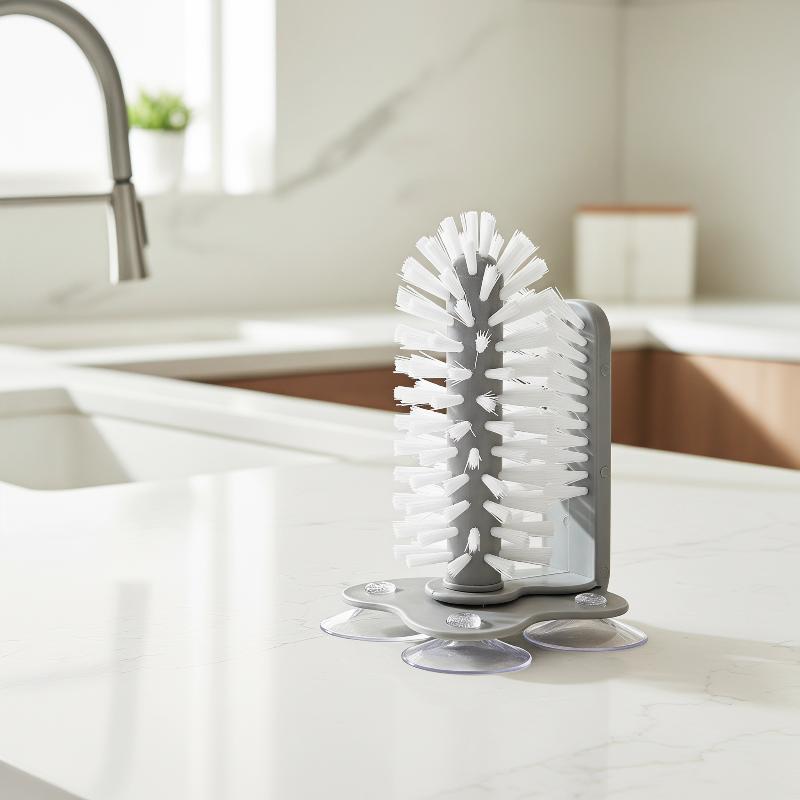 1pc Cup Scrubber Glass Cleaner Bottle Brush Sink Bottle Cleaning Brush Kitchen Gadgets Accessories Foodgrade Bpafree