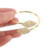 1-50PCS Leaves Napkin Rings Elegant Gold Sliver Leaf Napkin Buckles Holder for Birthday Wedding Party Dinner Table Decor