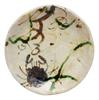Mino Ware Side Japanese Approximately 16cm Shino Crab Shell Crab Auspicious Made In "Nakagaki Renji" Plate, Style, Diameter, Presser, Design, Design,