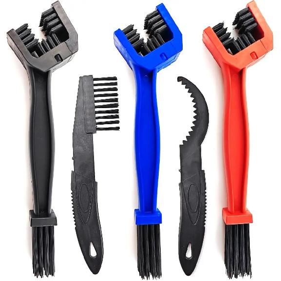 Motorcycle Chain Brush Cleaner Plastic Bicycle/Moto Brush Clean Chain Cleaner Outdoor Scrubber Road Care Tools Motorcycle Parts