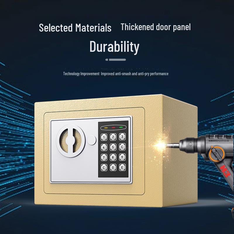 Cofre Eletrônico de Senha Montado na Parede - Caixa de Depósito Seguro para Crianças e Adultos, Presente de Aniversário Ideal
