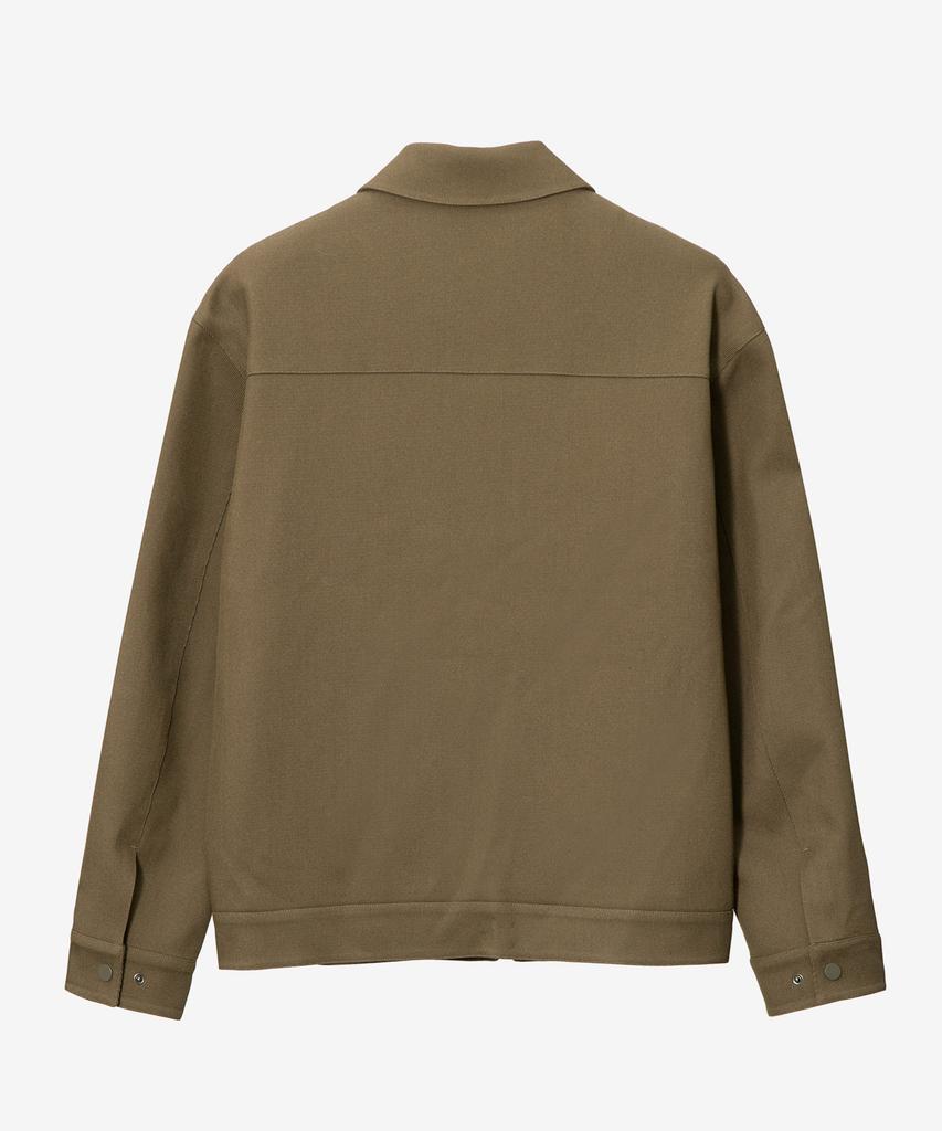 Mindbridge [Couture] Twill Zip-Up Trucker Jacket