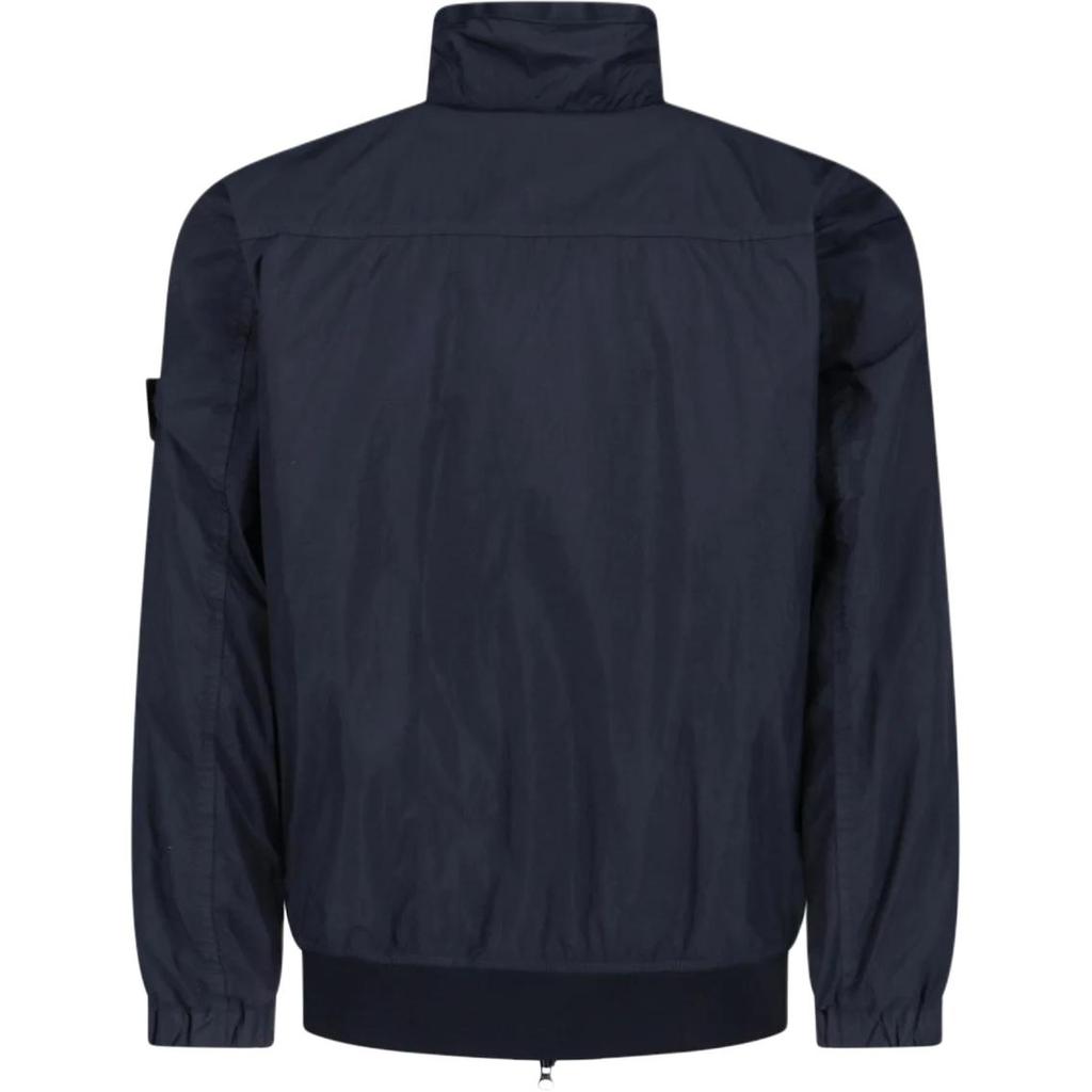 Stone Island Solid Color Zip Long Sleeve High Neck Jacket Men jackets L1S154100111S0A23V0020
