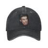 Christiano Ronaldo Baseball Caps Fashion Washed Denim Hats Outdoor Adjustable Casquette Hip Hop Baseball Cowboy Hat for Unisex