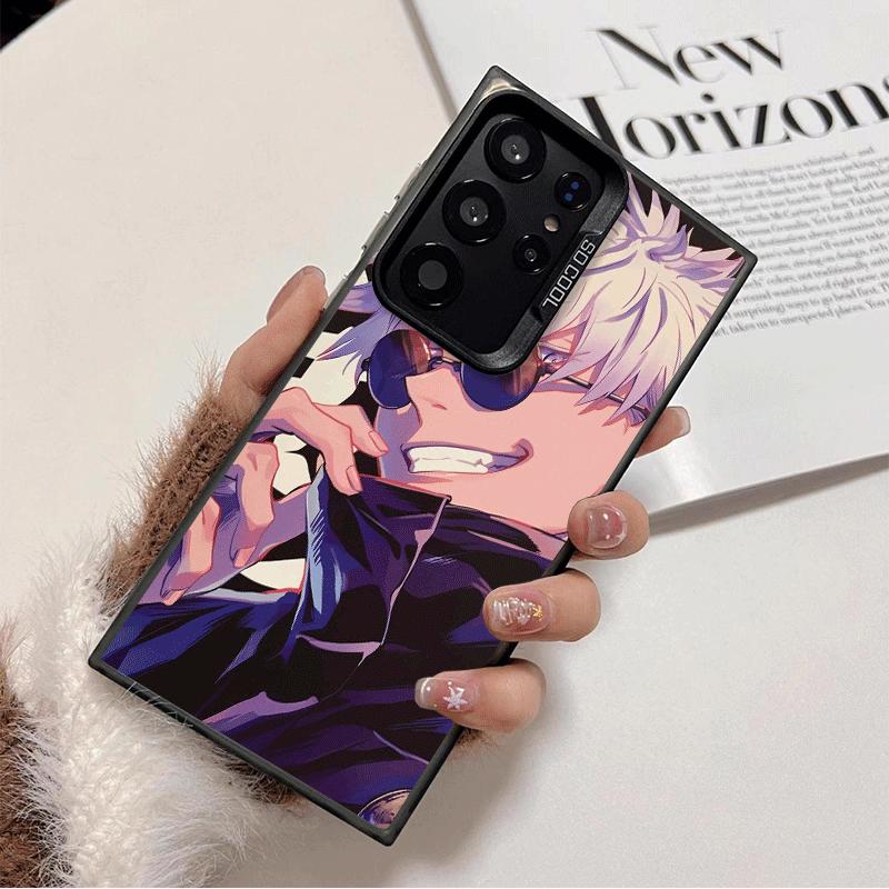 Anime Gojo Satoru JUJUSU Weiche Handyhülle für Samsung Galaxy S24 S25 FE S26 Edge S23 Ultra S22 Plus S21 + Stoßfeste Hülle Rückseite S