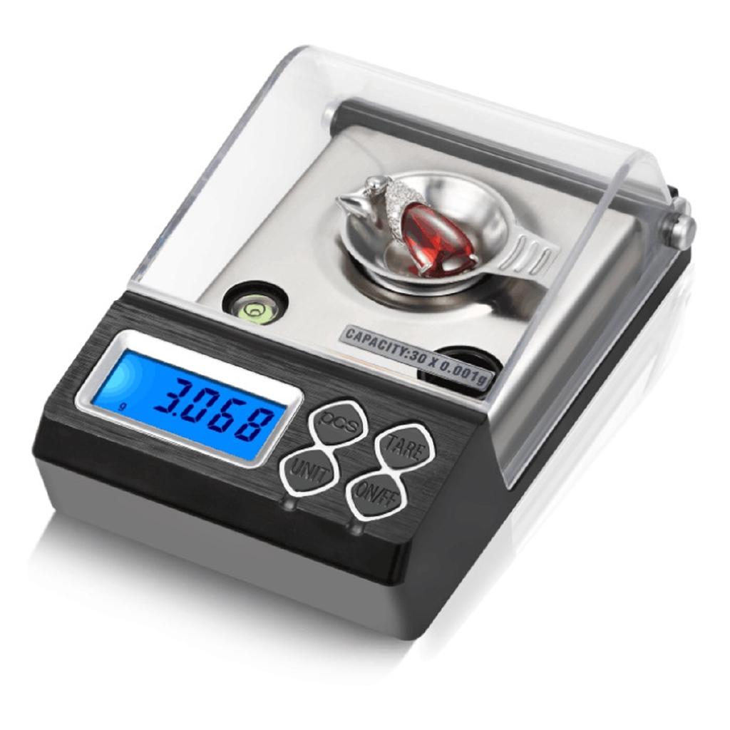 144x84.5x51mm Gold Carat Scale High Precisions Digital Milligram Scale 50g/0.001g Electronic Balance Powder Scale