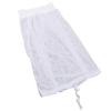 2PCS Net Plopping Cap Multifunctional Adjustable Drawstring Curly Hair Drying Net Bonnet for Home Hotel White
