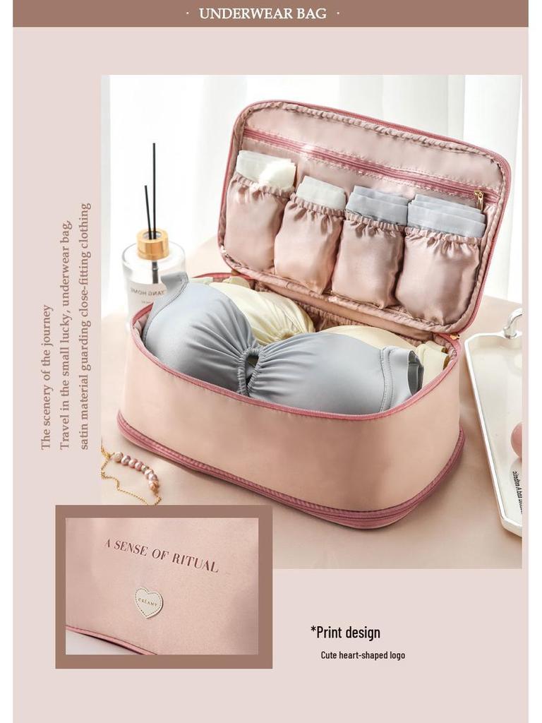 Waterproof Travel Underwear and Garment Organizer Bag