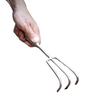 Stainless Steel One-Piece Handle Multi-Tine Garden and Seafood Rake