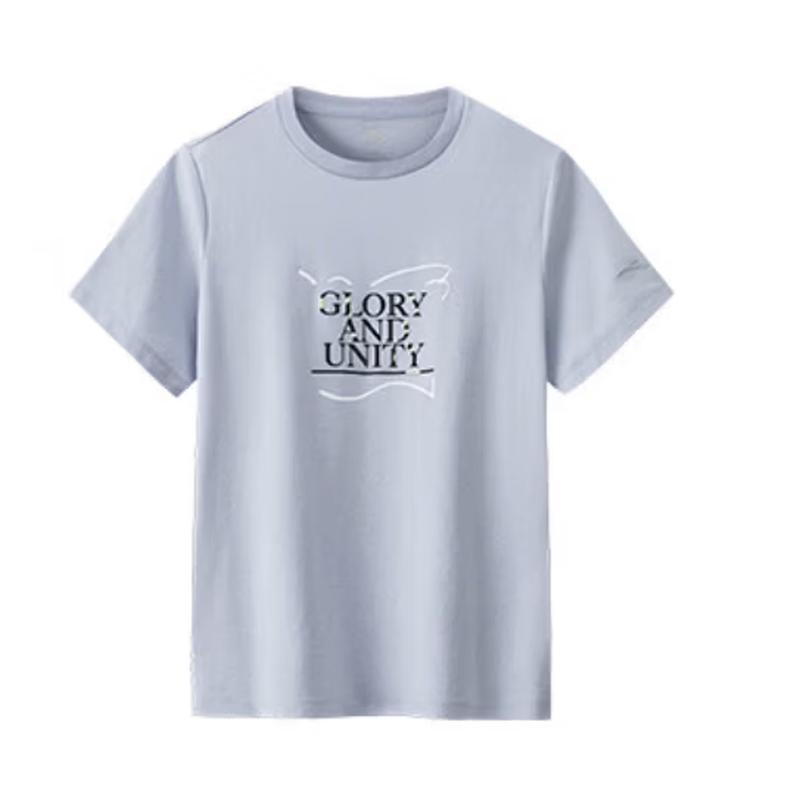 ANTA Women s Retro Sport Letter Print T-Shirt XL