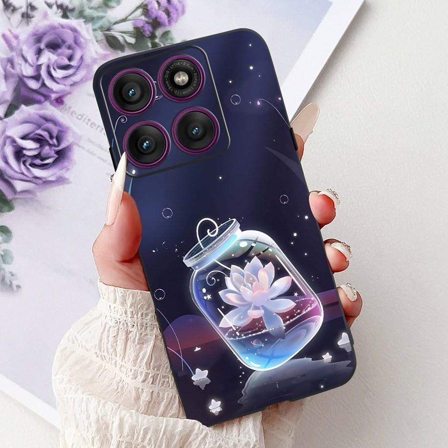 For Motorola Moto Edge 60 Pro 2025 Case Fashion Flower Bowknot Soft Silicone Back Cover For Moto Edge 60 Fusion Edge60 60s Coque