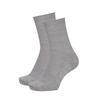 Fukusuke FUKURASHI Solid Ribbed Cotton Outer Fukusuke Crew-Length Socks, 2-Pair Set, 100% Thread,