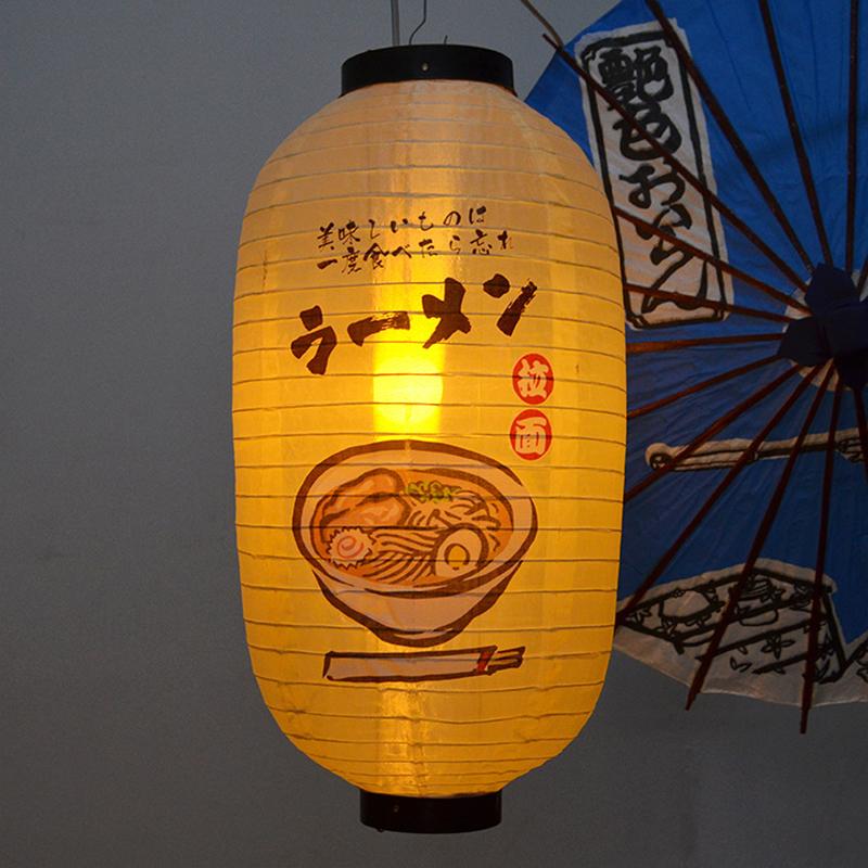 Japanese Style Satin Cloth Lanterns Pub Restaurant Decor Sign Bistro Sushi Sashimi Decor Waterproof Lantern Traditional Festival