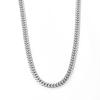 Men's Stainless Steel Cross Necklace - 8mm Polished Cuban Chain, Fashionable Titanium Steel Jewelry