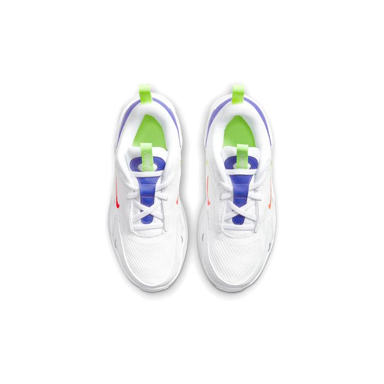 Nike Air Max Bolt Cushioning Abrasion Resistant Breathable Low top Kids Lifestyle Shoes White Blue Green CW1627-103