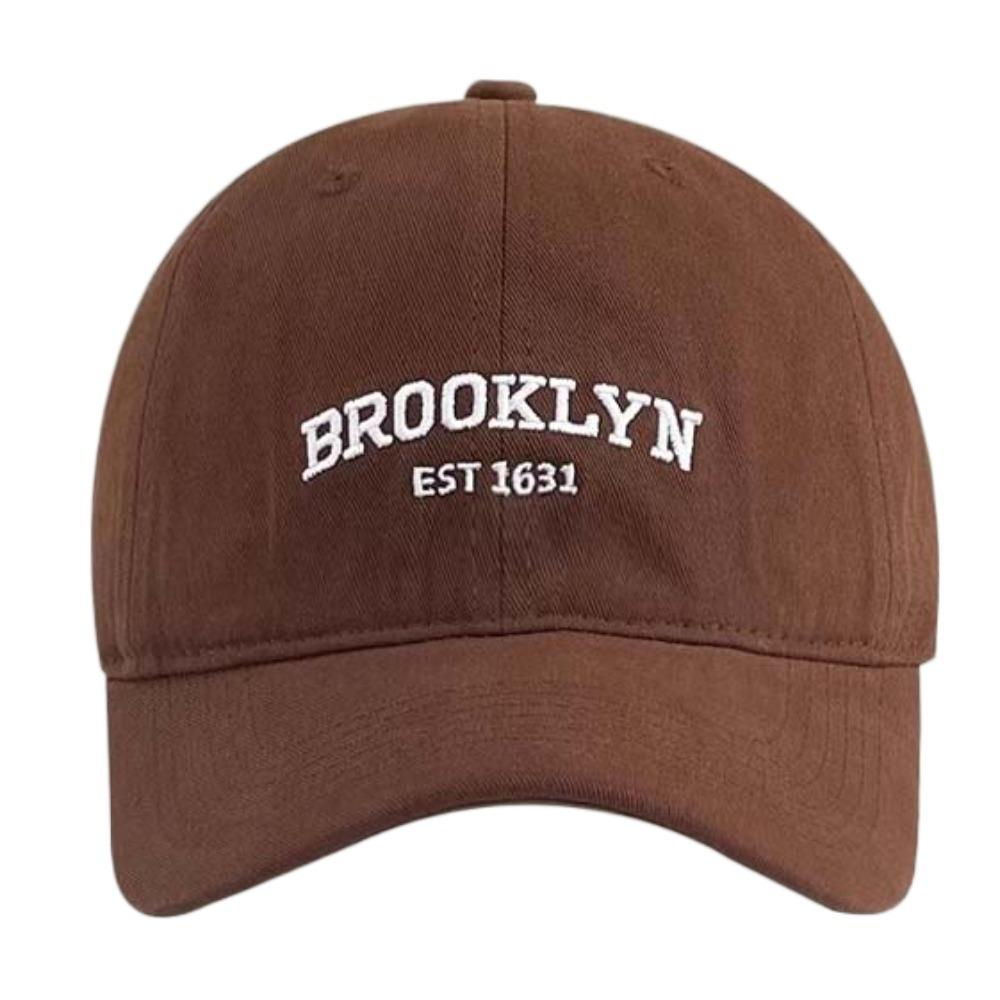Breathable Embroidered Letter Peaked Cap Anti-UV Women Sunshade Hat Men Baseball Hat  Spring