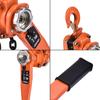 3 Ton/6000 Lbs Hand Chain Hoist Heavy Duty Garage Hoist Anti-Slip Steel Ratchet Lever Hoist With Hook For Garage Workshop