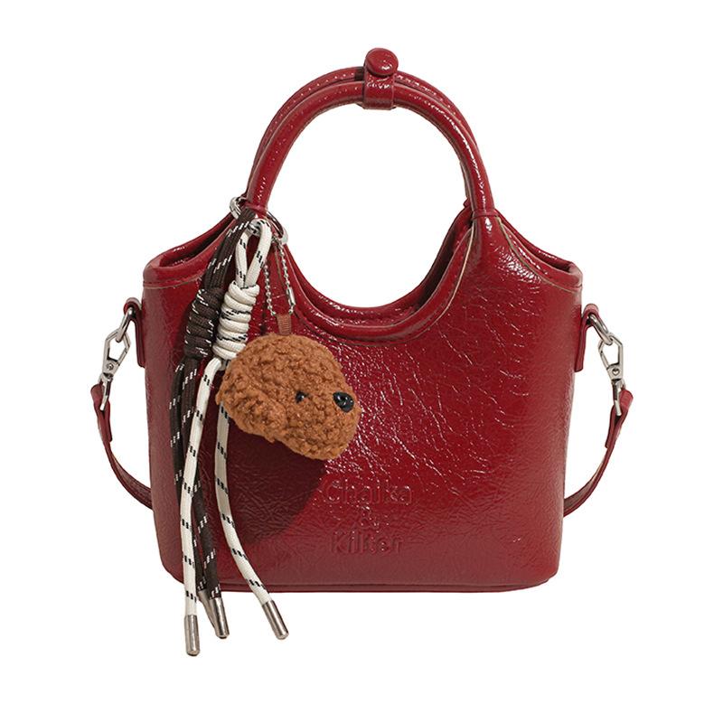 Popular Fashion Bag Women's Handbag 2025 New Messenger Bag Bucket Bag High-end Texture Simple Temperament Bag