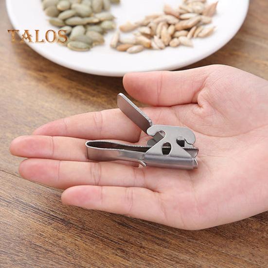 Nutshell Peeler Stainless Steel Pine Nut Sheller Funnel Design Quick Effortless Multifunctional Kitchen Cracker Tool