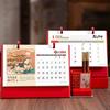 Standing 2026 Desktop Calendar Flip Design Coil Calendar Memo Pad Calendar  Desktop Display