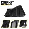 Driver Passenger Front Side Grille Fog Light Set Cover Fit 2016-2018 Toyota RAV4