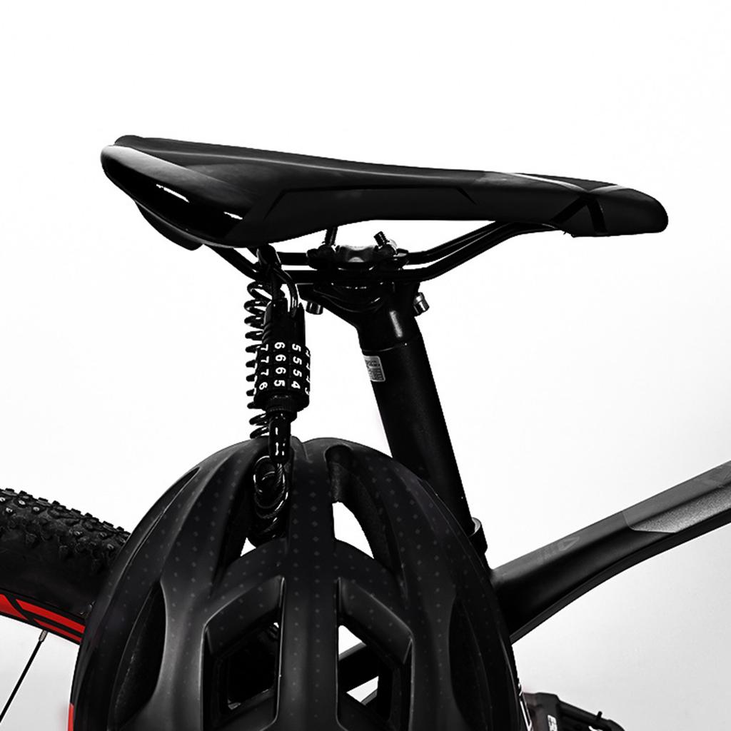 Portable Motorcycle Helmets Lock Bike 4-Digit Combination Cable Lock Travel Padlocks Mini Safety Anti-Theft Bike Lock