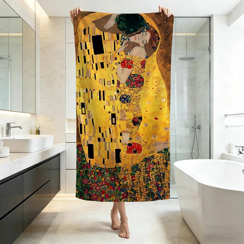 Luxuriöses G-Gustav KlimtS Handtuch Fünf-Sterne-Hotelqualität Umweltfreundliche Ultra-Weiche Dicke Handtücher & Strandtücher